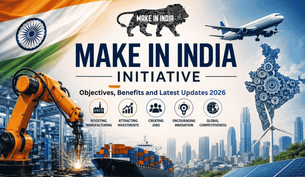Make in India Initiative: Objectives, Benefits and Latest Updates 2026